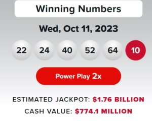 lotto draw numbers